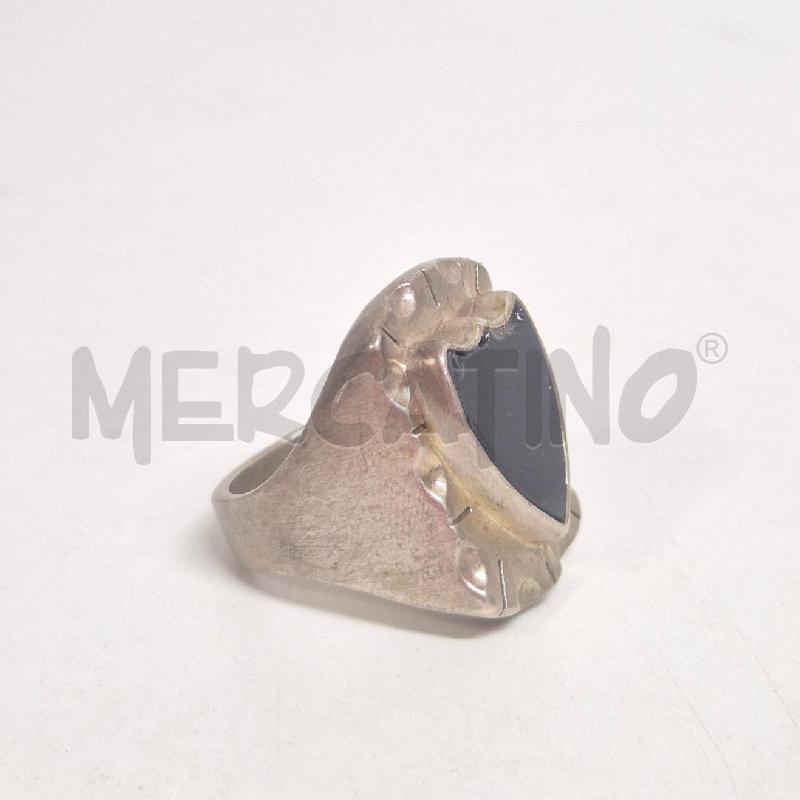 ANELLO DONNA A CON CALCEDONIO FORMA STEMMA | Mercatino dell'Usato Cervia 2