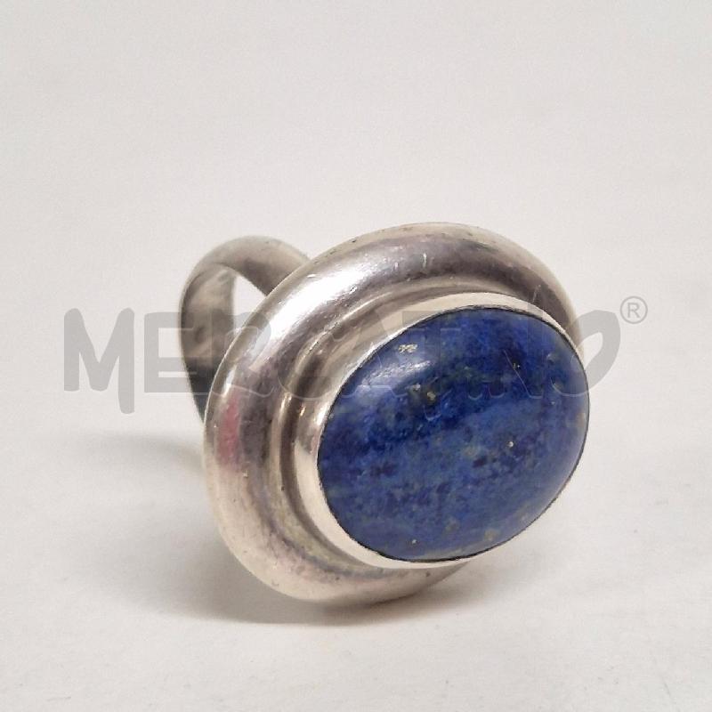 ANELLO DONNA OVALE LAPISLAZZULI | Mercatino dell'Usato Cervia 1