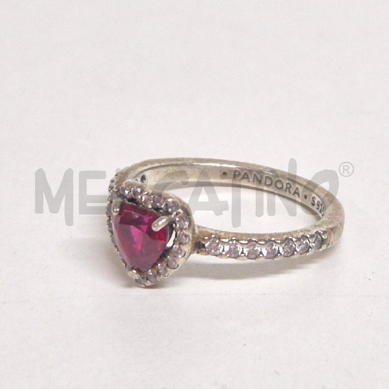 ANELLO DONNA PANDORA TIMELESS CON CUORE MISURA 48 | Mercatino dell'Usato Cervia 1