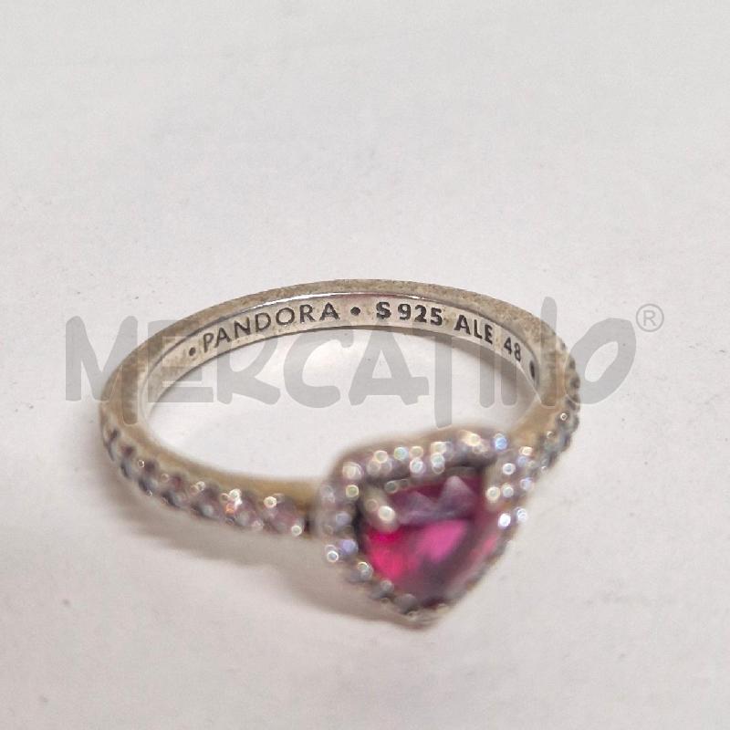ANELLO DONNA PANDORA TIMELESS CON CUORE MISURA 48 | Mercatino dell'Usato Cervia 4
