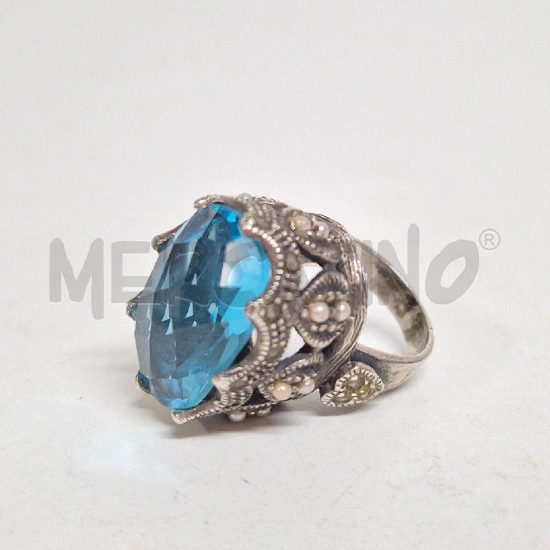 ANELLO DONNA TOPAZIO LAVORAZIONE CORONA | Mercatino dell'Usato Cervia 2
