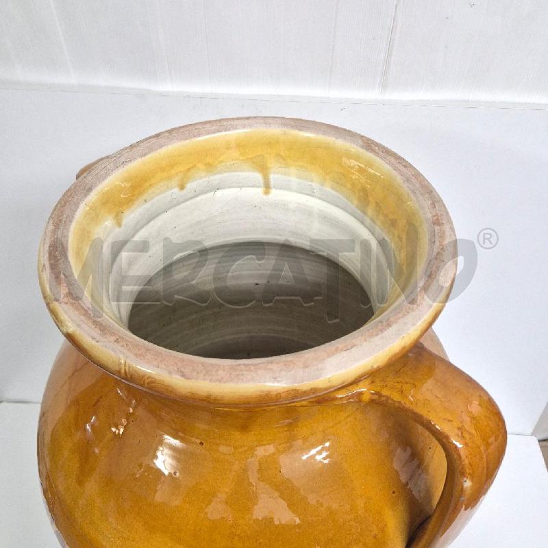 ANFORA CERAMICA MARRONE  | Mercatino dell'Usato Cervia 4