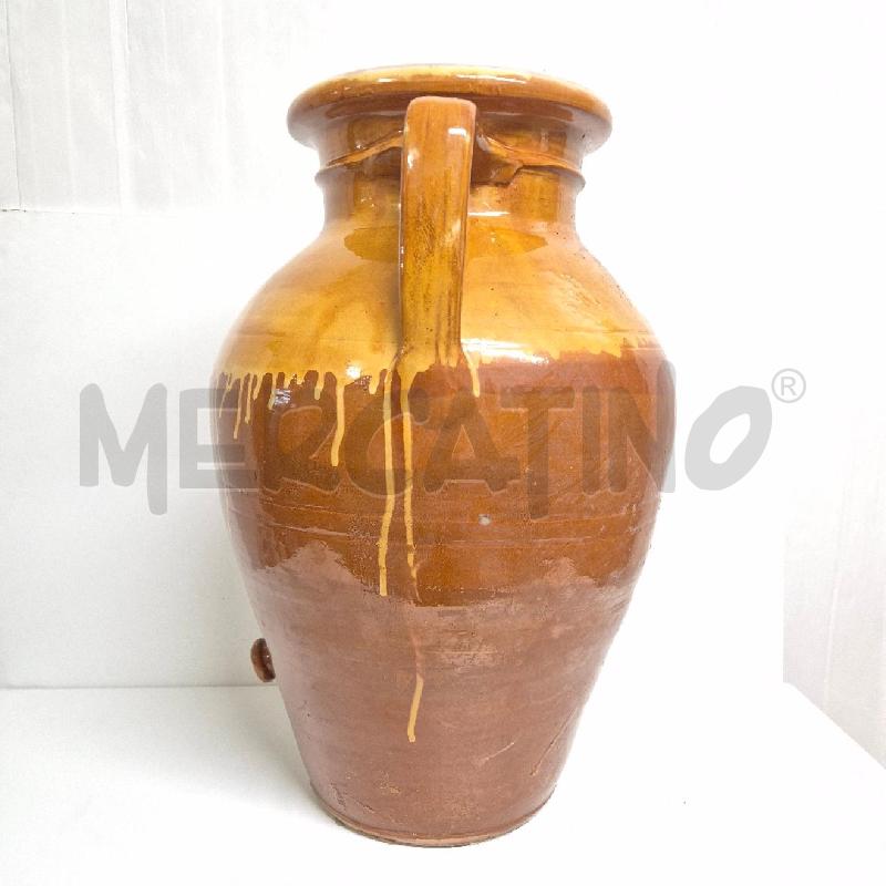 ANFORA CERAMICA MARRONE  | Mercatino dell'Usato Cervia 5