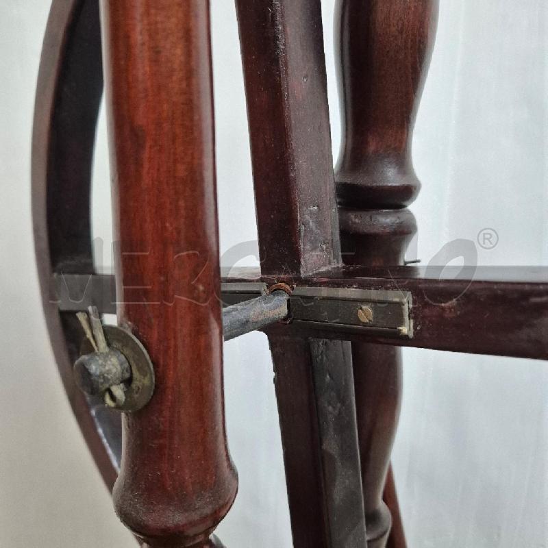 ARCOLAIO A PEDALE ANTICO IN LEGNO | Mercatino dell'Usato Cervia 5