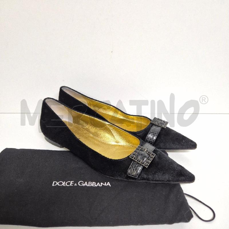 BALLERINA DOLCE&GABBANA NERA CAVALLINO FIBBIA STRASS | Mercatino dell'Usato Cervia 1