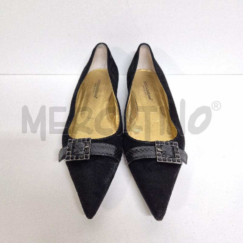 BALLERINA DOLCE&GABBANA NERA CAVALLINO FIBBIA STRASS | Mercatino dell'Usato Cervia 2