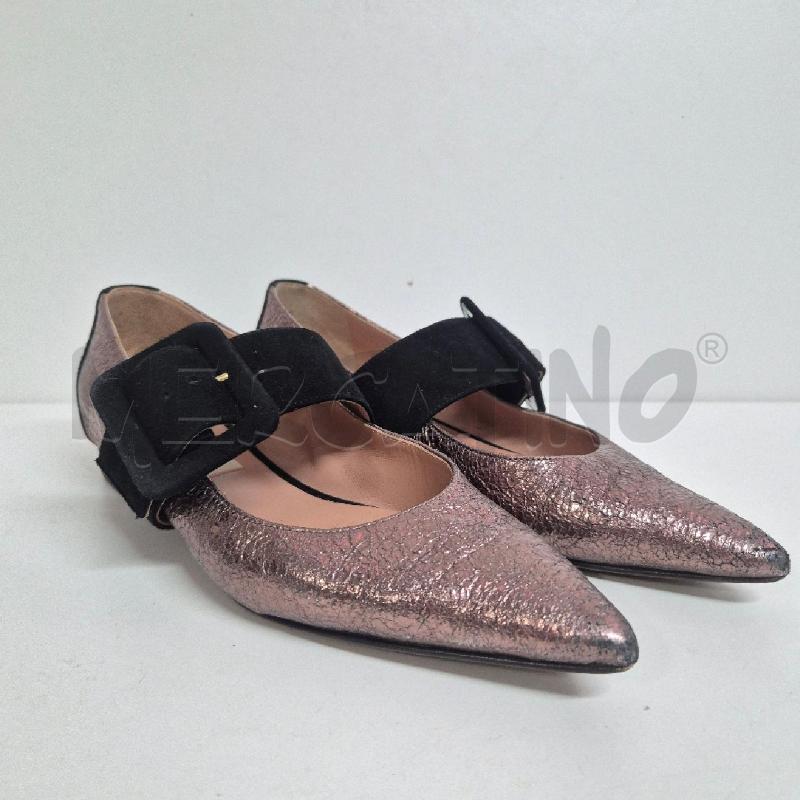 BALLERINA L'AUTRE CHOISE LUREX ROSA PROFILI NERI | Mercatino dell'Usato Cervia 1