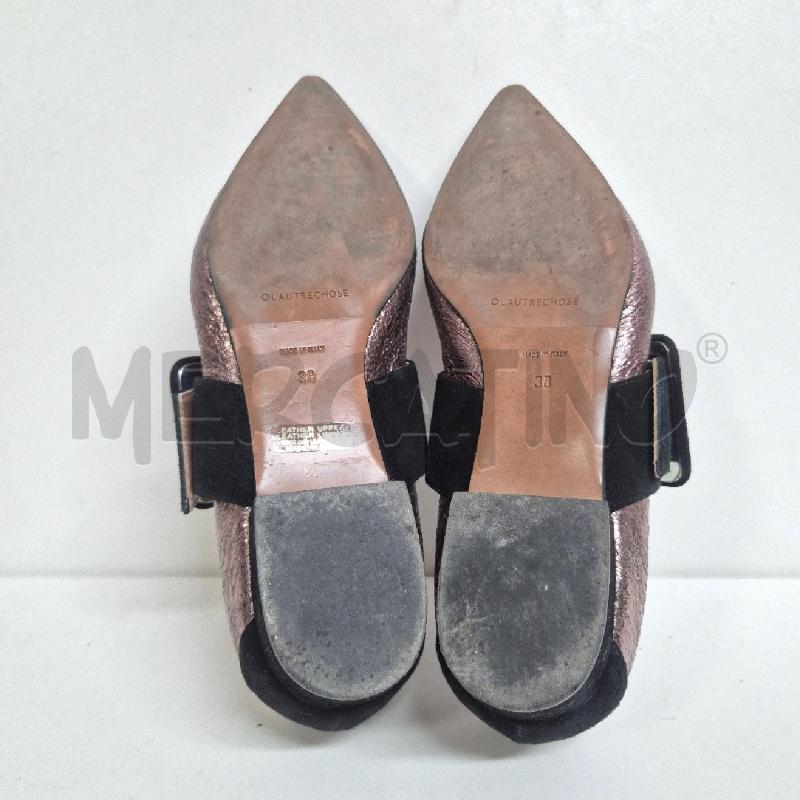 BALLERINA L'AUTRE CHOISE LUREX ROSA PROFILI NERI | Mercatino dell'Usato Cervia 5