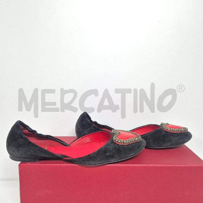BALLERINA VIVIER NERE CUORE STRASS | Mercatino dell'Usato Cervia 3
