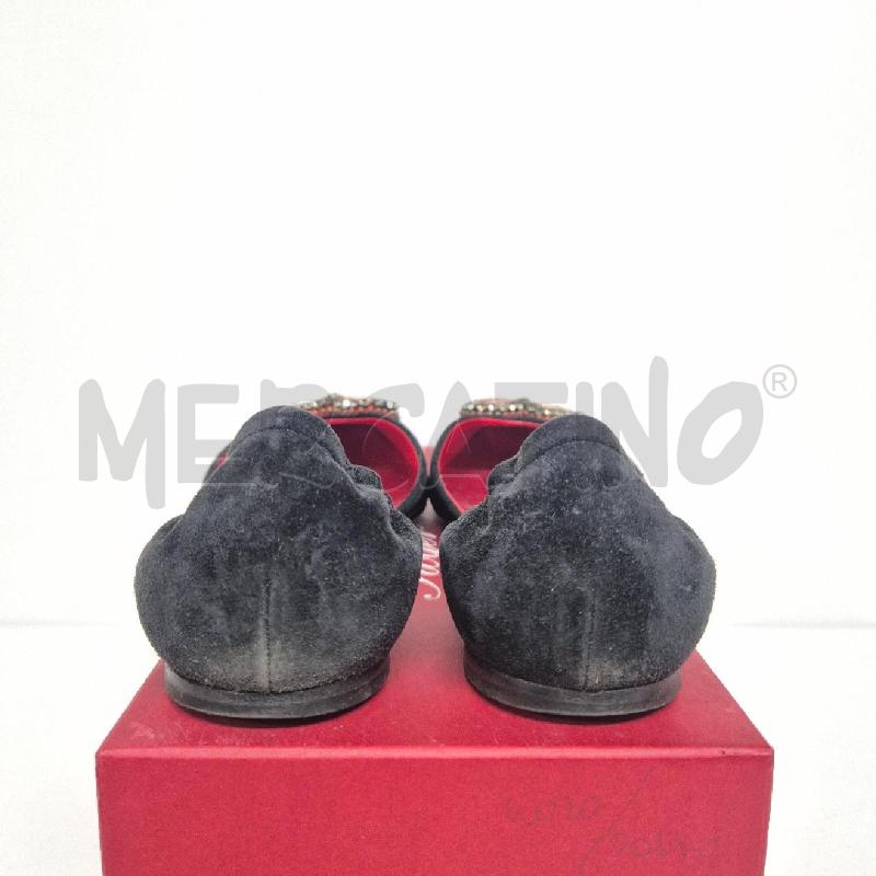 BALLERINA VIVIER NERE CUORE STRASS | Mercatino dell'Usato Cervia 4