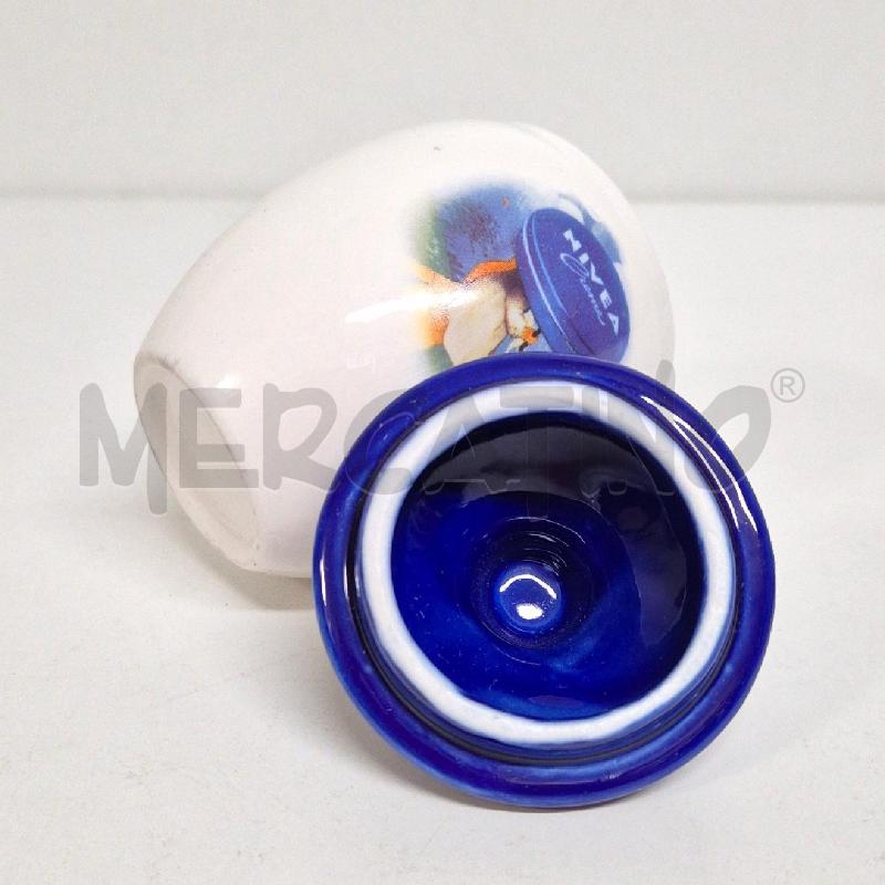 BARATTOLINO CONTENITORE IN CERAMICA NIVEA CON COPERCHIO | Mercatino dell'Usato Cervia 5