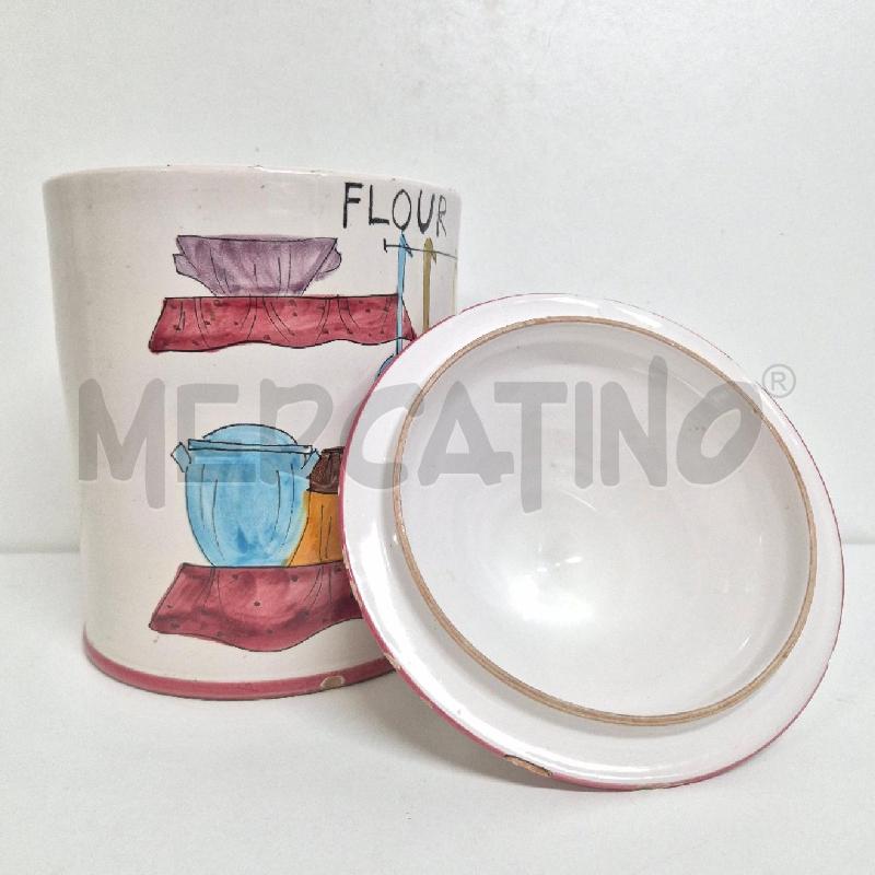 BARATTOLO BIANCO FLOUR SBECCATI H 33 MADE ITALY | Mercatino dell'Usato Cervia 3