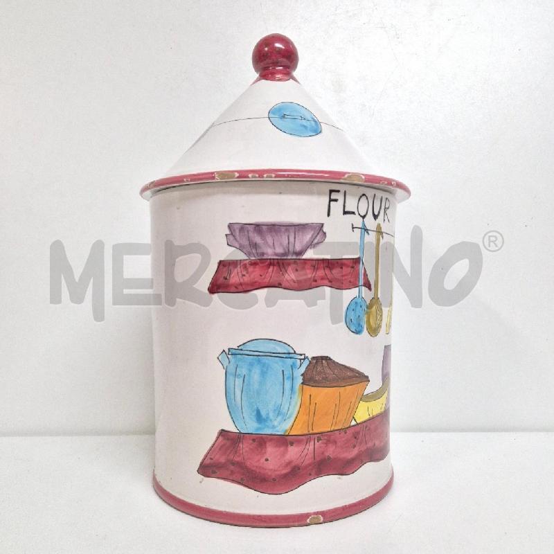 BARATTOLO BIANCO FLOUR SBECCATI H 33 MADE ITALY | Mercatino dell'Usato Cervia 4