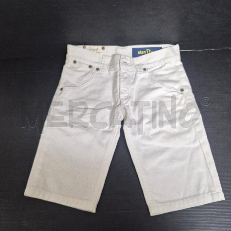 BERMUDA BAMBINO JEANS DONDUP BIANCA  | Mercatino dell'Usato Cervia 1