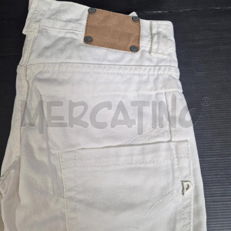 BERMUDA BAMBINO JEANS DONDUP BIANCA  | Mercatino dell'Usato Cervia 4