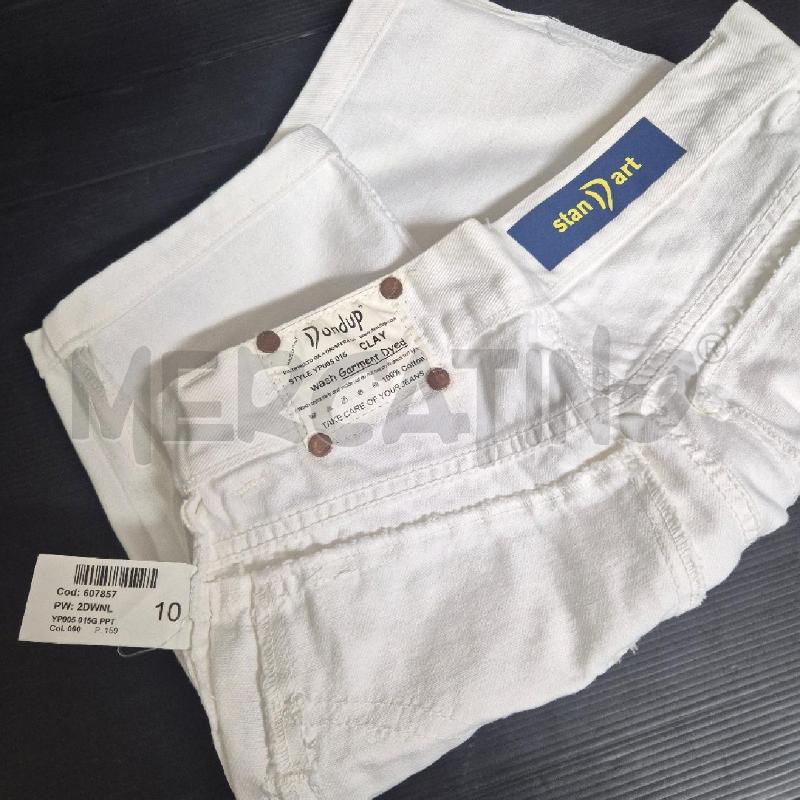 BERMUDA BAMBINO JEANS DONDUP BIANCA  | Mercatino dell'Usato Cervia 5