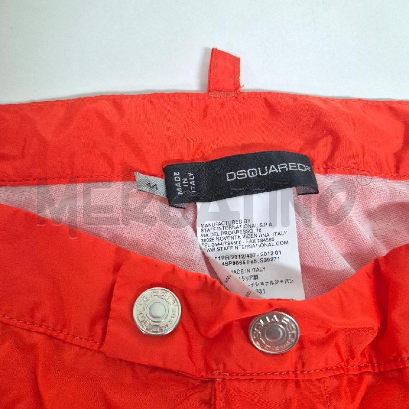 BERMUDA UOMO DSQUARED ARANCIONE | Mercatino dell'Usato Cervia 4