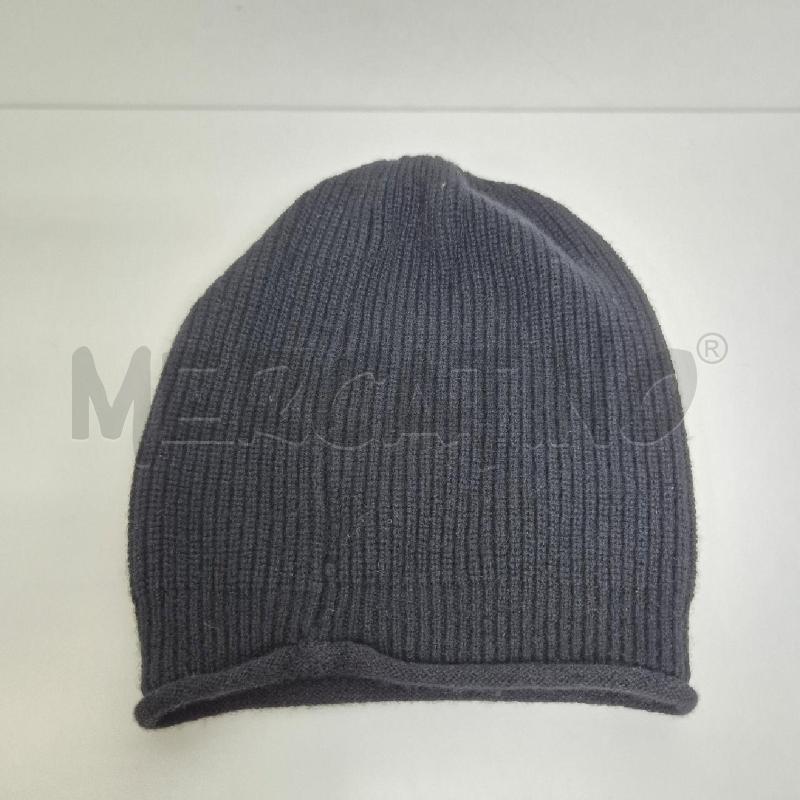 BERRETTO UOMO CASHMERE RIONE FONTANA NERO | Mercatino dell'Usato Cervia 1
