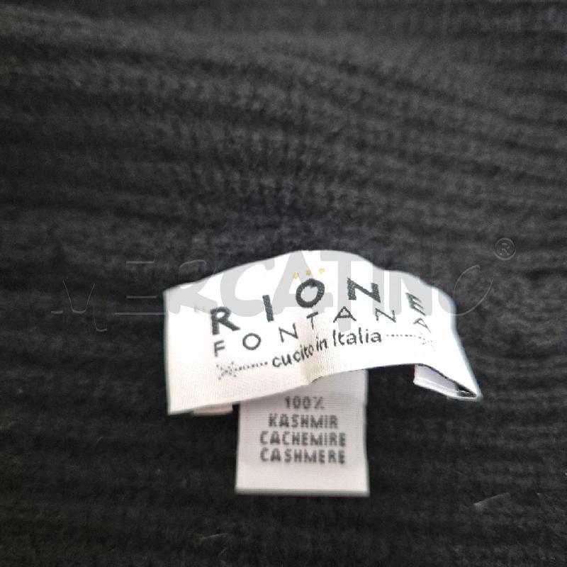 BERRETTO UOMO CASHMERE RIONE FONTANA NERO | Mercatino dell'Usato Cervia 5