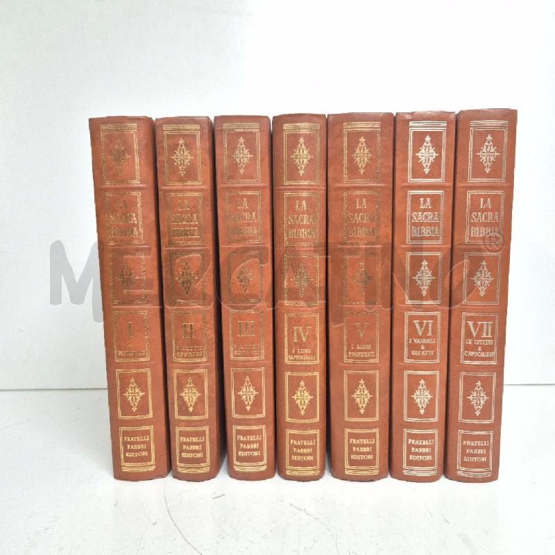 BIBBIA 7 VOLUMI FRATELLI FABBRI EDITORI | Mercatino dell'Usato Cervia 1