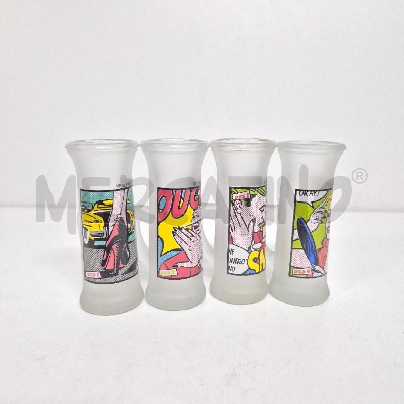 BICCHIERINI PZ. 4 VODKA KEGLEVICH KOMIX 1999 | Mercatino dell'Usato Cervia 3