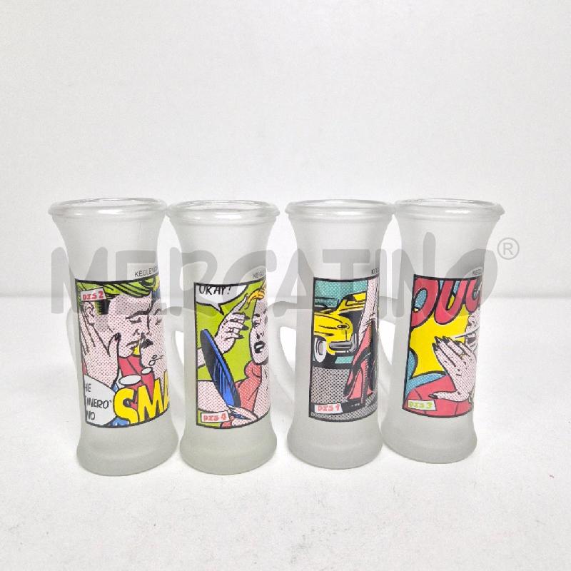 BICCHIERINI PZ. 4 VODKA KEGLEVICH KOMIX 1999 | Mercatino dell'Usato Cervia 3