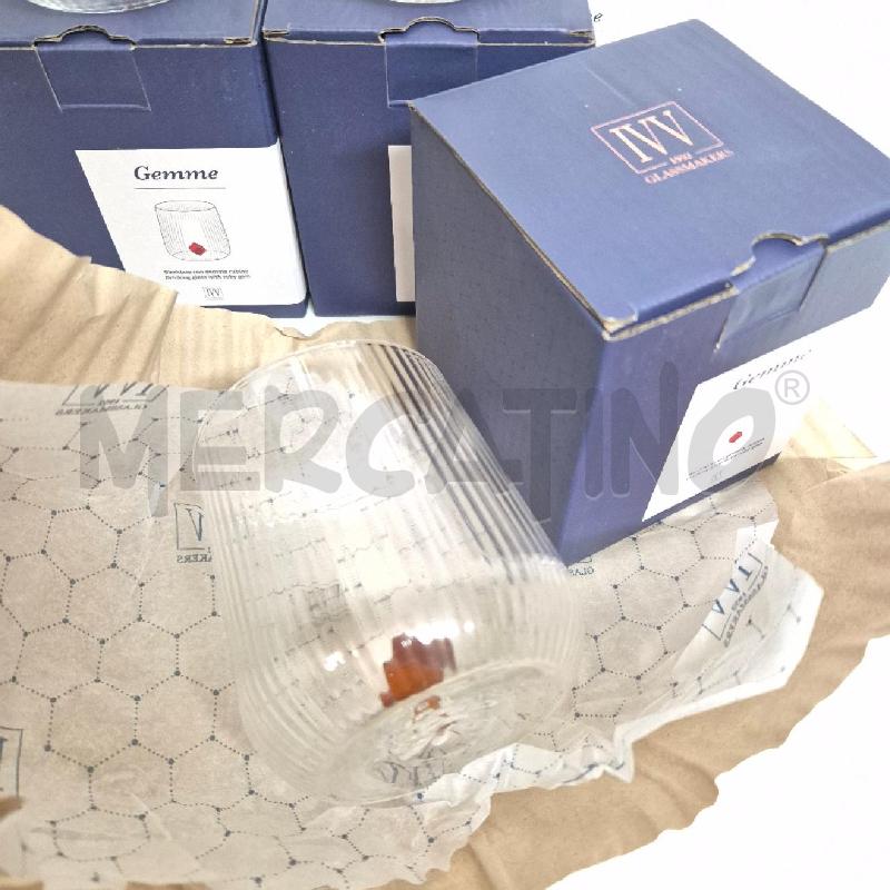 BICCHIERI PZ. 6 IVV LINEA GEMME NUOVI | Mercatino dell'Usato Cervia 5