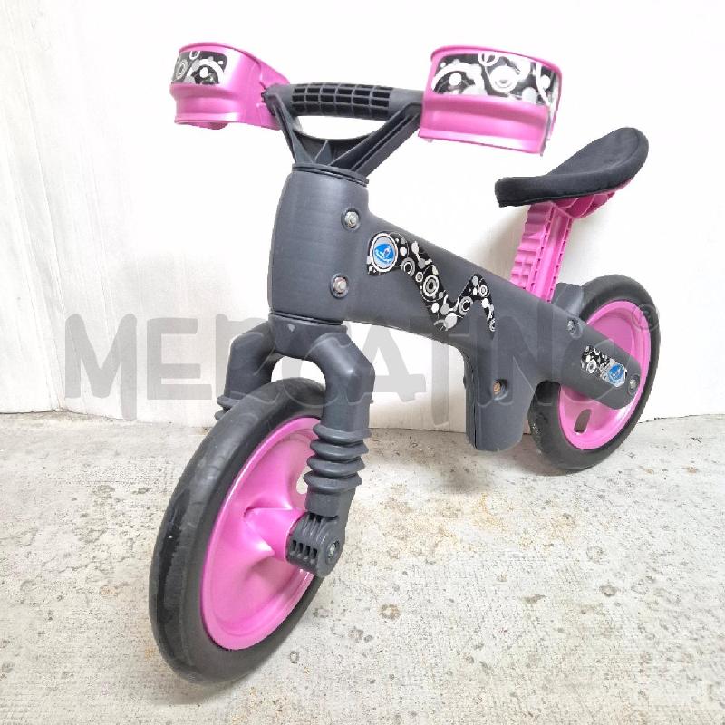 BICICLETTINA BAMBINO SENZA PEDALI BELLELLI NERA ROSA | Mercatino dell'Usato Cervia 2