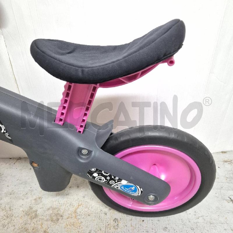 BICICLETTINA BAMBINO SENZA PEDALI BELLELLI NERA ROSA | Mercatino dell'Usato Cervia 4