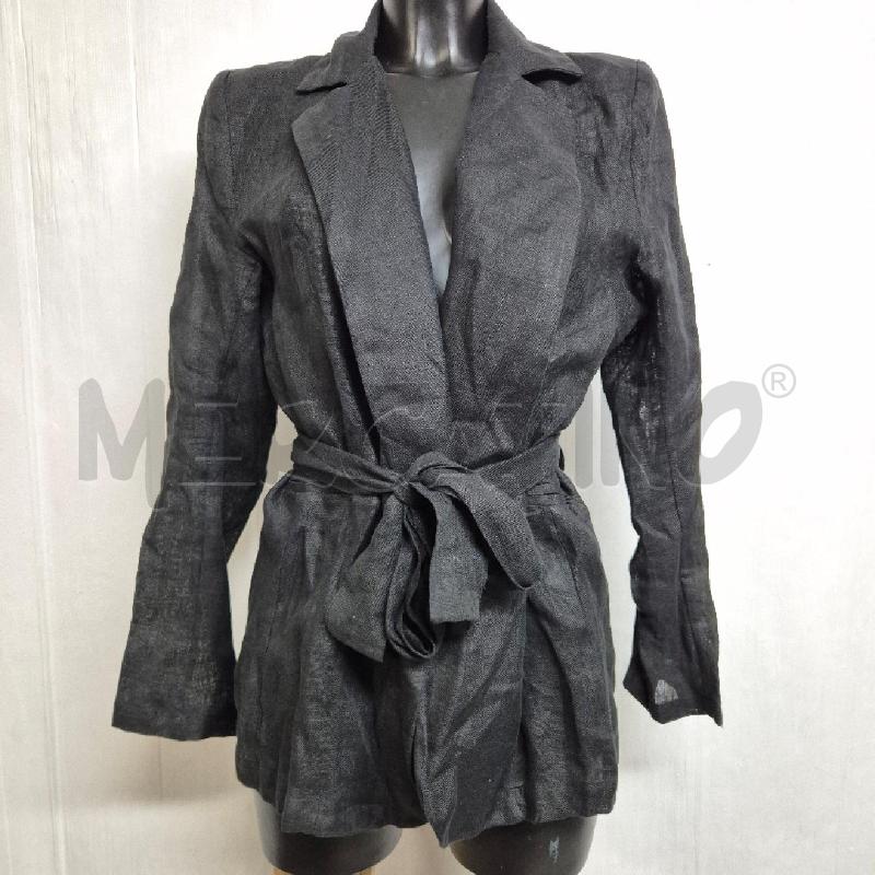 BLAZER DONNA PSLOVE NERO + CINTURA | Mercatino dell'Usato Cervia 1