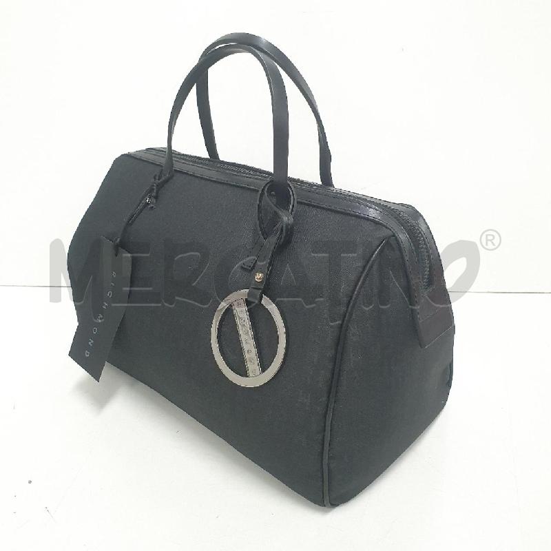 BORSA BAULETTO DONNA RICHMOND NERA STOFFA NUOVA | Mercatino dell'Usato Cervia 3