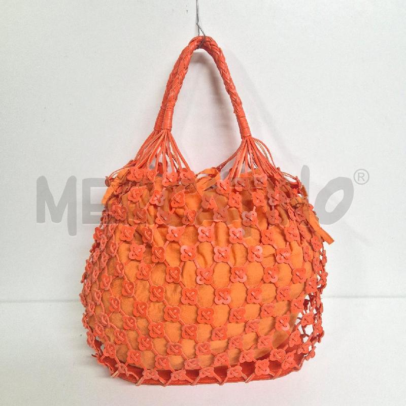 BORSA DONNA ARACIONE STOFFA PLASTICA | Mercatino dell'Usato Cervia 1