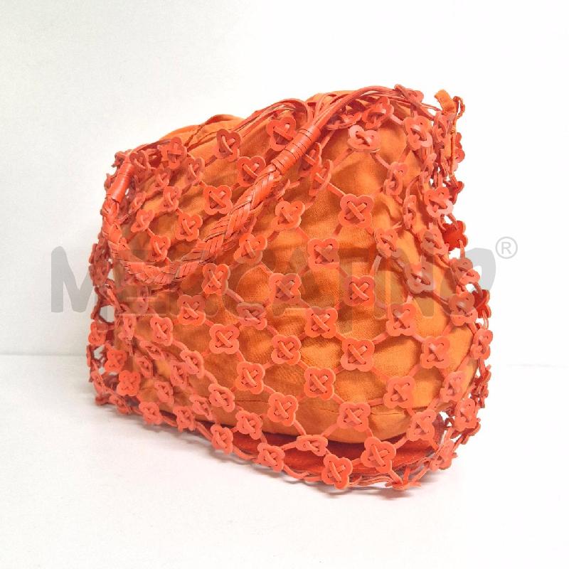 BORSA DONNA ARACIONE STOFFA PLASTICA | Mercatino dell'Usato Cervia 3
