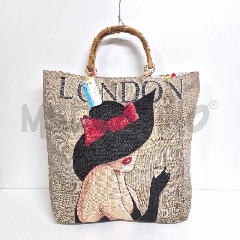 BORSA DONNA ARTIGIANALE LONDON MARY | Mercatino dell'Usato Cervia 1