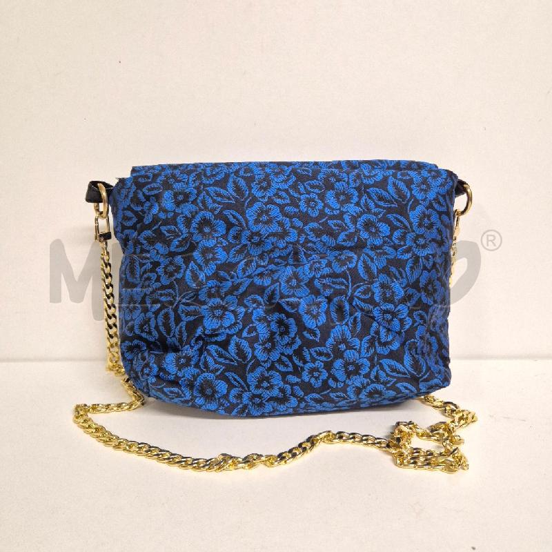 BORSA DONNA ARTIGIANALE TESS BLU+CATENA MARY | Mercatino dell'Usato Cervia 2