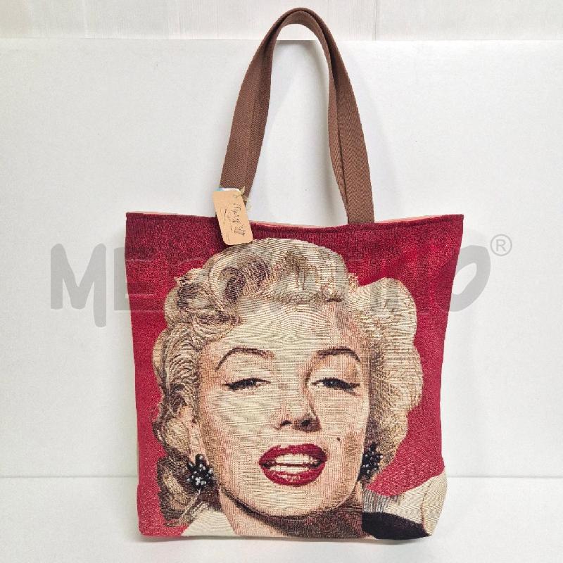 BORSA DONNA ARTIGIANALE VISO MARILYN MARY | Mercatino dell'Usato Cervia 1