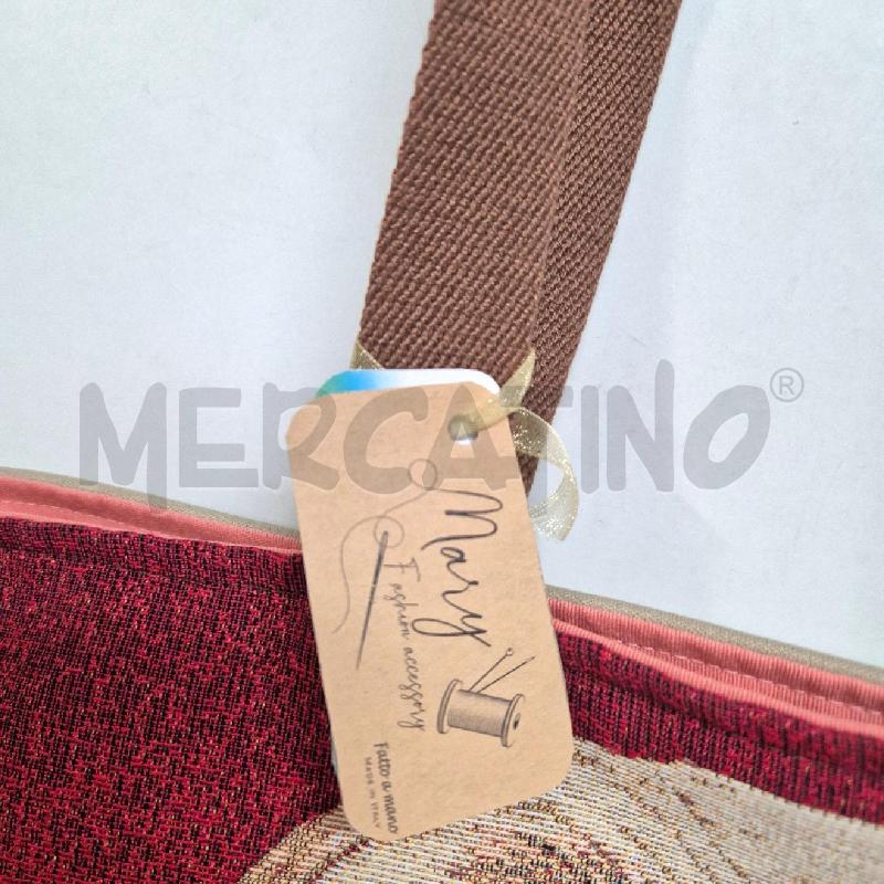 BORSA DONNA ARTIGIANALE VISO MARILYN MARY | Mercatino dell'Usato Cervia 2