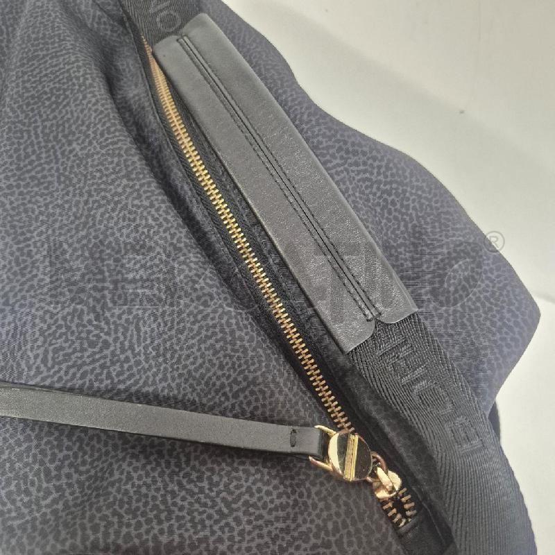 BORSA DONNA A MANO BORBONESE NERA CON TRACOLLA | Mercatino dell'Usato Cervia 2