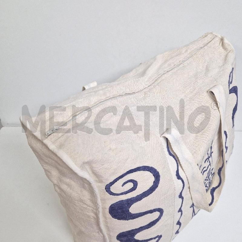 BORSA DONNA BERTOZZI STAMPA BLU | Mercatino dell'Usato Cervia 5