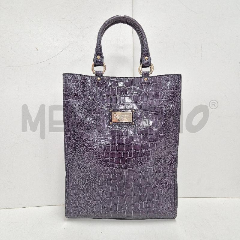 BORSA DONNA BLUGIRL VERNICE VIOLA | Mercatino dell'Usato Cervia 1