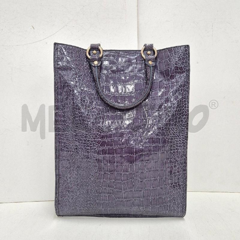 BORSA DONNA BLUGIRL VERNICE VIOLA | Mercatino dell'Usato Cervia 3