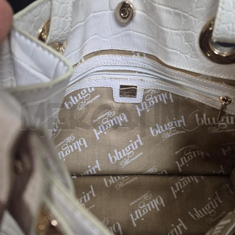 BORSA DONNA BLUMARINE BLUGIRL BIANCA VERNICE | Mercatino dell'Usato Cervia 5