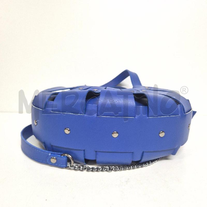 BORSA DONNA BLU ELETTRICA IN PELLE | Mercatino dell'Usato Cervia 4