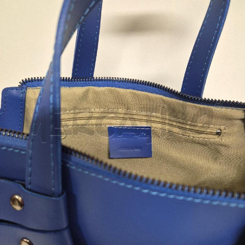 BORSA DONNA BLU ELETTRICA IN PELLE | Mercatino dell'Usato Cervia 5