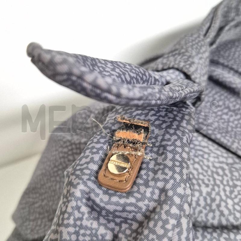 BORSA DONNA BORBONESE HOBO BAG DUNA LARGE ANTRACITE | Mercatino dell'Usato Cervia 3
