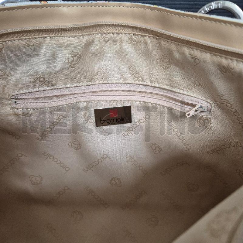 BORSA DONNA BRACCIALINI PANNA CUPCAKE STOFFA CON TRACOLLA | Mercatino dell'Usato Cervia 5
