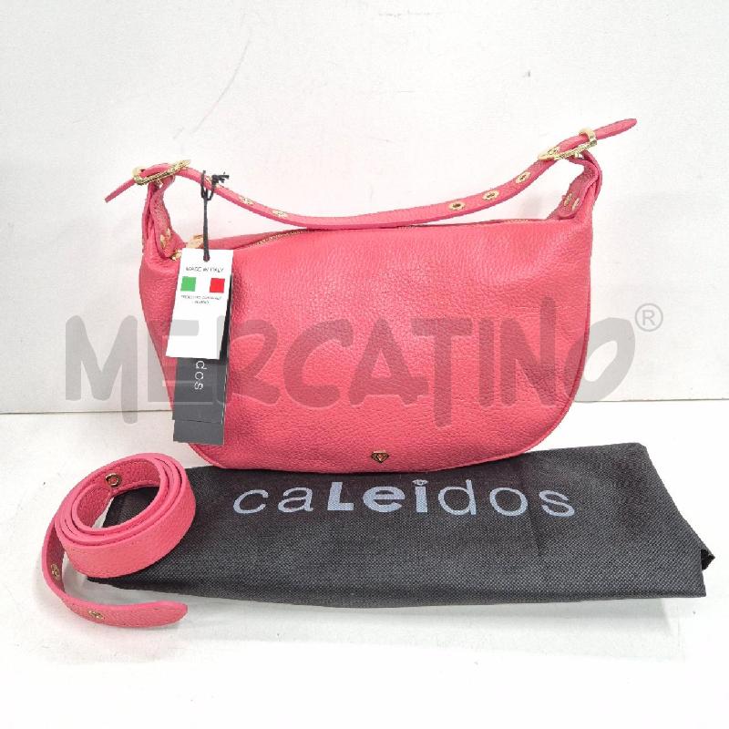 BORSA DONNA CALEIDOS PELLE ROSA | Mercatino dell'Usato Cervia 1