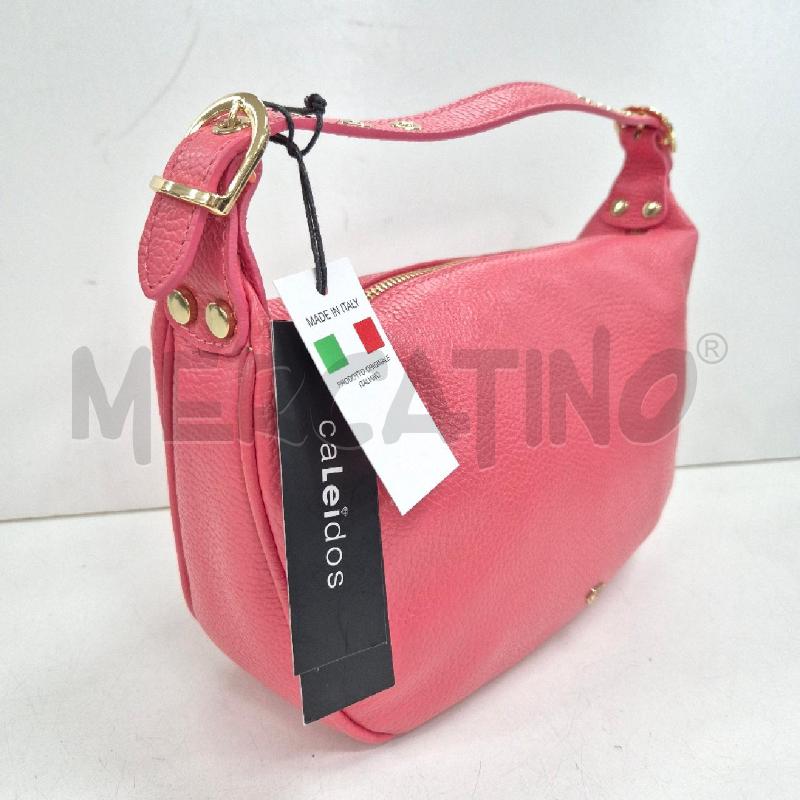 BORSA DONNA CALEIDOS PELLE ROSA | Mercatino dell'Usato Cervia 3