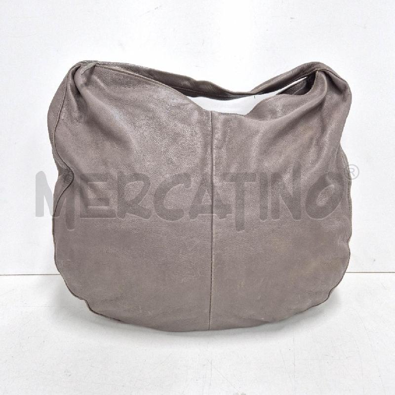 BORSA DONNA CHIARINI GRIGIA PELLE | Mercatino dell'Usato Cervia 1
