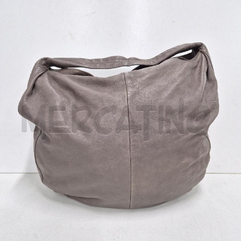 BORSA DONNA CHIARINI GRIGIA PELLE | Mercatino dell'Usato Cervia 2